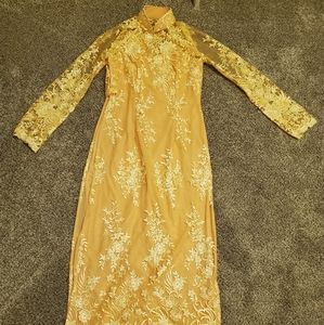 Gold Ao Dai